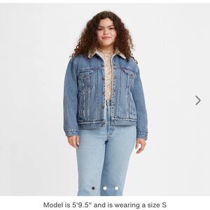 Levi’s Ex Boyfriend Sherpa Trucker Jacket